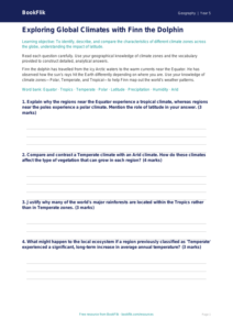 Free Climate Worksheet | Year 5 Greater Depth | BookFlik