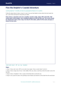 Free Coasts Drawing Sheet | Year 4 Supported | BookFlik