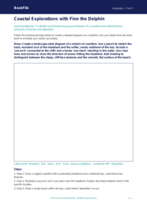 Free Coasts Drawing Sheet | Year 5 Greater Depth | BookFlik