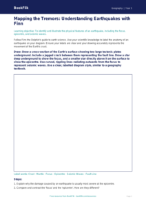 Free Earthquakes Drawing Sheet | Year 5 Greater Depth | BookFlik