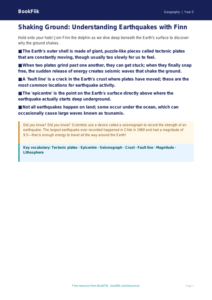 Free Earthquakes Poster | Year 5 Greater Depth | BookFlik