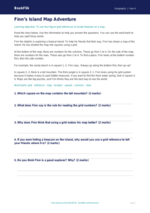 Free Grid References Comprehension | Year 4 Supported | BookFlik
