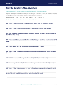 Free Grid References Quiz | Year 4 Supported | BookFlik