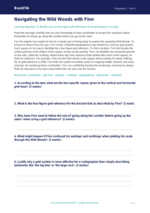 Free Grid References Comprehension | Year 5 Greater Depth | BookFlik