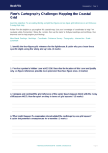 Free Grid References Template | Year 5 Greater Depth | BookFlik