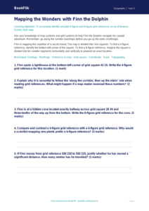 Free Grid References Worksheet | Year 5 Greater Depth | BookFlik