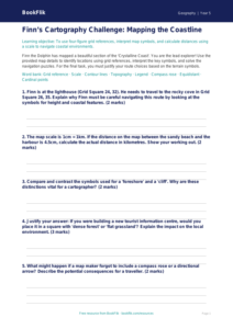 Free Map Skills Activity Sheet | Year 5 Greater Depth | BookFlik