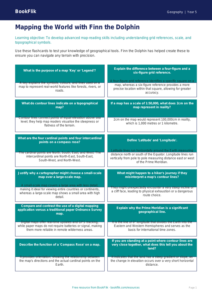 Free Map Skills Flashcards | Year 5 Greater Depth | BookFlik