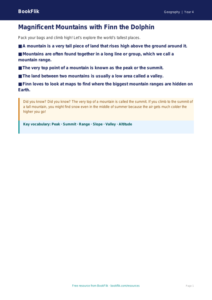 Free Mountains Poster | Year 4 Supported | BookFlik