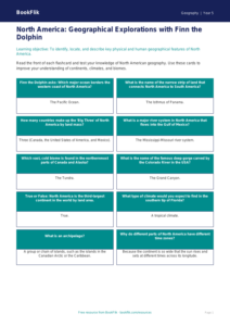 Free North America Flashcards | Year 5 Greater Depth | BookFlik
