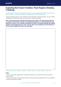 Free Polar Regions Drawing Sheet | Year 5 Greater Depth | BookFlik