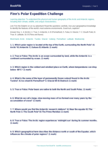 Free Polar Regions Quiz | Year 5 Greater Depth | BookFlik
