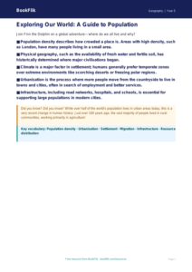 Free Population Poster | Year 5 Greater Depth | BookFlik
