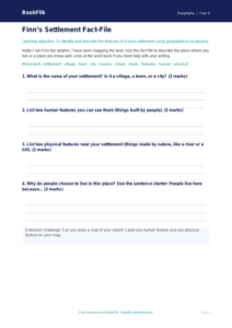 Free Settlements Template | Year 4 Supported | BookFlik