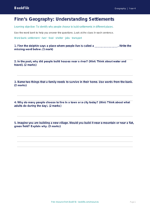Free Settlements Worksheet | Year 4 Supported | BookFlik