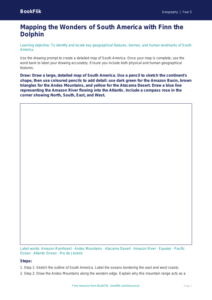 Free South America Drawing Sheet | Year 5 Greater Depth | BookFlik