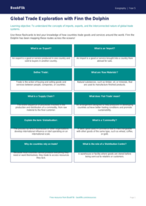 Free Trade Flashcards | Year 5 Greater Depth | BookFlik