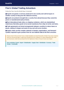Free Trade Poster | Year 5 Greater Depth | BookFlik