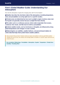 Free Weather And Climate Poster | Year 5 Greater Depth | BookFlik