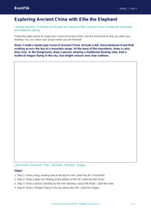 Free Ancient China Drawing Sheet | Year 4 Supported | BookFlik
