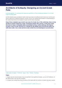 Free Ancient Greece Drawing Sheet | Year 5 Greater Depth | BookFlik