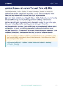 Free Ancient Greece Poster | Year 5 Greater Depth | BookFlik