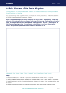Free Benin Kingdom Drawing Sheet | Year 5 Greater Depth | BookFlik