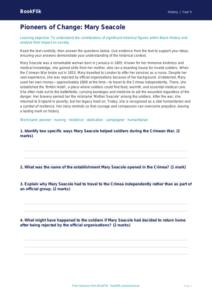 Free Black History Comprehension | Year 5 Greater Depth | BookFlik