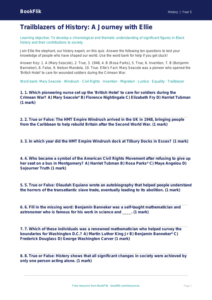 Free Black History Quiz | Year 5 Greater Depth | BookFlik