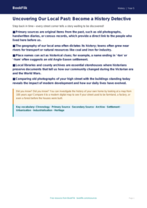Free Local History Poster | Year 5 Greater Depth | BookFlik