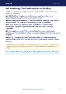 Free Neil Armstrong Poster | Year 5 Greater Depth | BookFlik