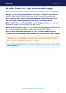 Free Victorians Poster | Year 5 Greater Depth | BookFlik