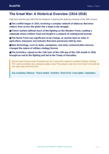 Free Ww1 Poster | Year 5 Greater Depth | BookFlik