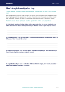 Free Angles Template | Year 3 Core | BookFlik