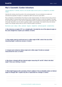 Free Angles Track Sheet | Year 5 Greater Depth | BookFlik