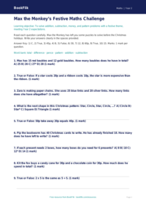 Free Christmas Maths Quiz | Year 2 Core | BookFlik