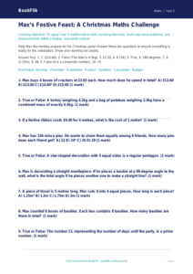 Free Christmas Maths Quiz | Year 5 Greater Depth | BookFlik