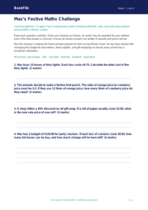 Free Christmas Maths Assessment | Year 6 Core | BookFlik