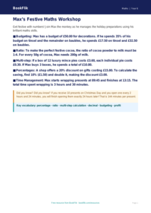 Free Christmas Maths Poster | Year 6 Core | BookFlik