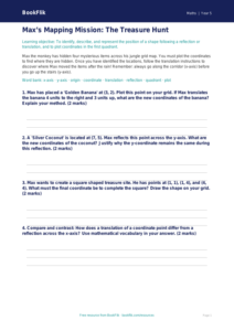 Free Coordinates Activity Sheet | Year 5 Greater Depth | BookFlik