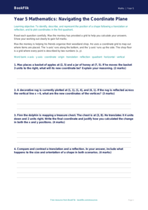 Free Coordinates Assessment | Year 5 Greater Depth | BookFlik