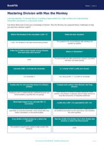 Free Division Flashcards | Year 5 Greater Depth | BookFlik