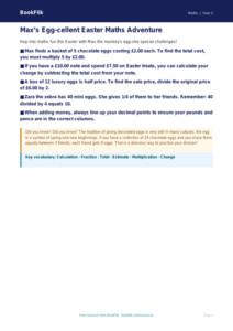 Free Easter Maths Poster | Year 3 Core | BookFlik