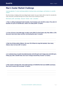 Free Easter Maths Activity Sheet | Year 6 Core | BookFlik
