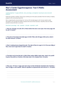 Free Easter Maths Assessment | Year 6 Core | BookFlik