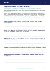 Free Fractions Track Sheet | Year 3 Core | BookFlik