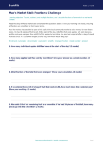 Free Fractions Track Sheet | Year 6 Core | BookFlik