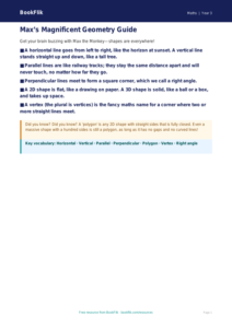 Free Geometry Poster | Year 3 Core | BookFlik