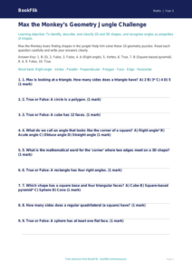 Free Geometry Quiz | Year 3 Core | BookFlik