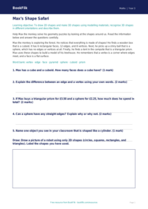 Free Geometry Track Sheet | Year 3 Core | BookFlik